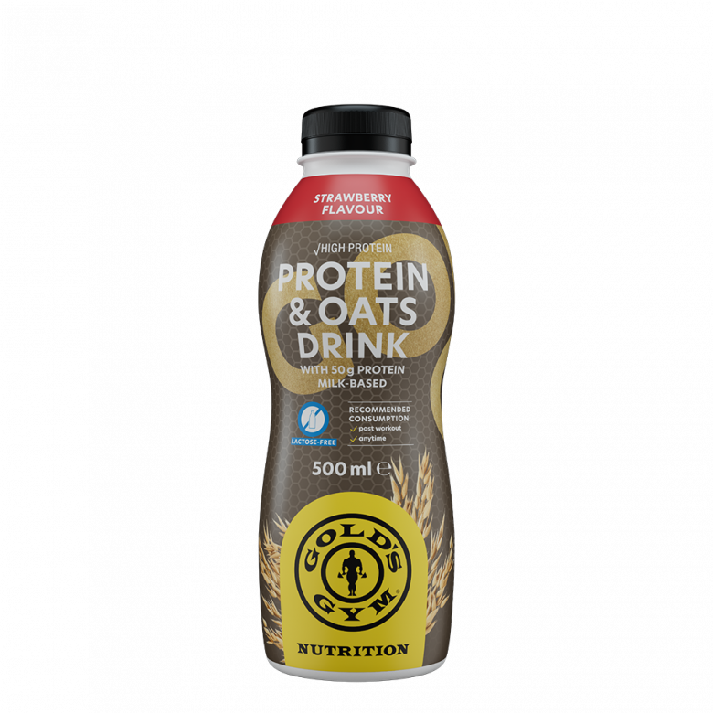 Gold's Gym Nutrition Protein & Oats Drink Strawberry
